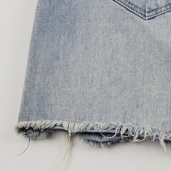 Coco + Jaimeson Denim Skirt Floral Embroidered NWT - Picture 5 of 10